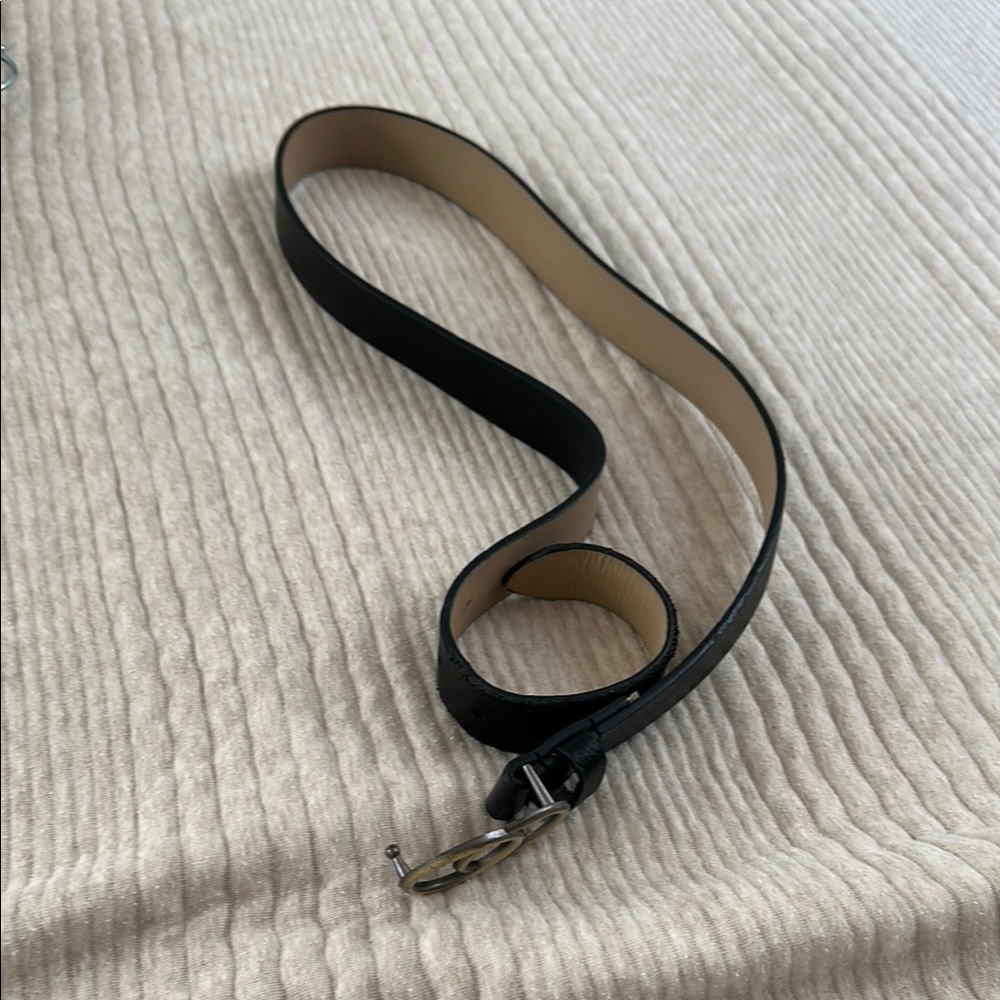 Black Leather Belt